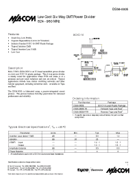 Datasheet DS56-0005 manufacturer M/A-COM