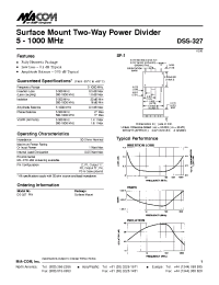 Datasheet DSS-327 manufacturer M/A-COM