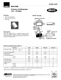 Datasheet EKIN2-155W manufacturer M/A-COM