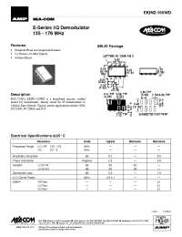 Datasheet EKIN2-155WD manufacturer M/A-COM