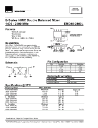 Datasheet EMD40-2400L manufacturer M/A-COM