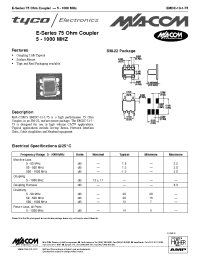 Datasheet EMDC-13-1-75 manufacturer M/A-COM