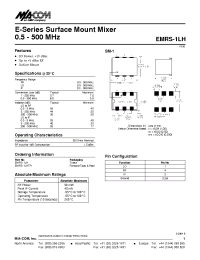 Datasheet EMRS-1LH manufacturer M/A-COM