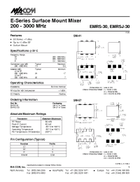 Datasheet EMRS-30 manufacturer M/A-COM