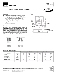Datasheet FR42-0008 manufacturer M/A-COM