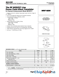 Datasheet MRF166W500MHZMJB manufacturer M/A-COM