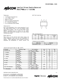 Datasheet NJG1556KB2-C2 manufacturer M/A-COM