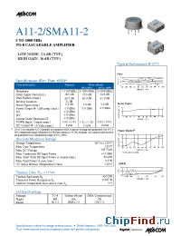 Datasheet SMA11-2 manufacturer M/A-COM