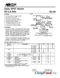 Datasheet SW-239 manufacturer M/A-COM