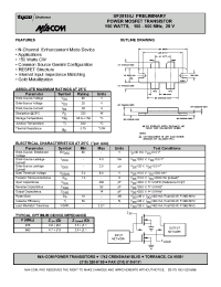 Datasheet UF28150 manufacturer M/A-COM