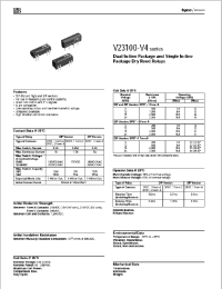 Datasheet V23100-V4 manufacturer M/A-COM