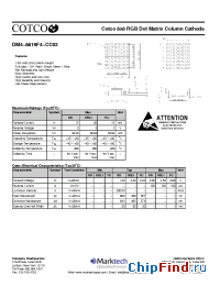 Datasheet DM4-8819F4-CC02 manufacturer Marktech