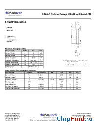 Datasheet LC307PYO1-30Q-A manufacturer Marktech