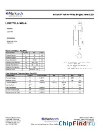 Datasheet LC307TYL1-30Q-A manufacturer Marktech