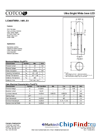 Datasheet LC503TWN1-15H-A1 manufacturer Marktech