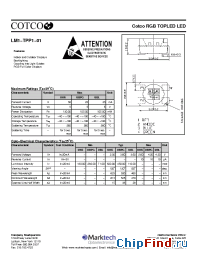 Datasheet LM1-TPP1-01 manufacturer Marktech