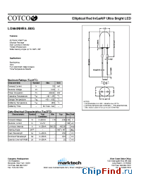Datasheet LO564NHR4-B0G manufacturer Marktech