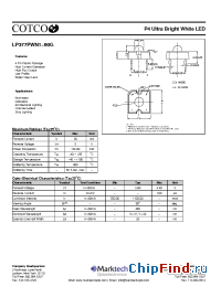 Datasheet LP377PWN1-90G manufacturer Marktech