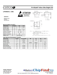 Datasheet LP379AYL1-C0G manufacturer Marktech