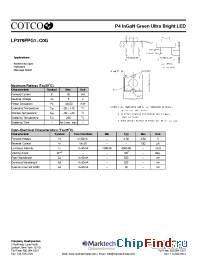 Datasheet LP379PPG1-C0G manufacturer Marktech