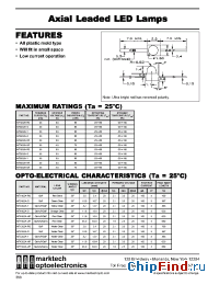 Datasheet MT1402A-RG manufacturer Marktech