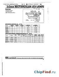 Datasheet MT2160-O manufacturer Marktech