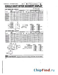 Datasheet MTN2163-CG manufacturer Marktech