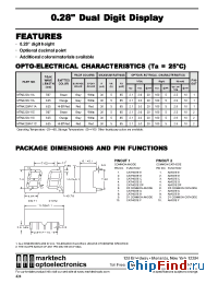 Datasheet MTN2228-11A manufacturer Marktech