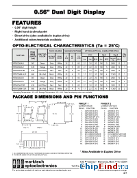 Datasheet MTN2256-AG manufacturer Marktech