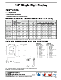 Datasheet MTN4125R-24A manufacturer Marktech