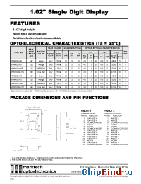 Datasheet MTN4126-AO manufacturer Marktech