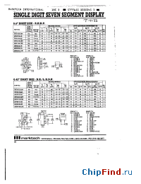Datasheet MTN4143-CO manufacturer Marktech