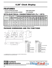 Datasheet MTN4428R-15A manufacturer Marktech