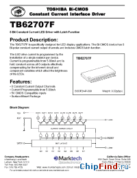Datasheet TB62707F manufacturer Marktech