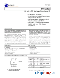 Datasheet MAS9130 manufacturer MAS Oy