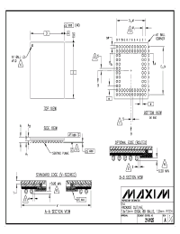Datasheet 21-0125A manufacturer MAXIM