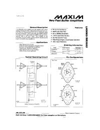 Datasheet BB3553AM manufacturer MAXIM