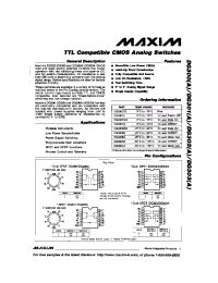 Datasheet DG302A manufacturer MAXIM