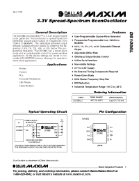 Datasheet DS1086L manufacturer MAXIM