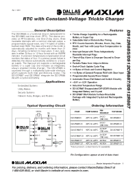 Datasheet DS12CR887-33 manufacturer MAXIM