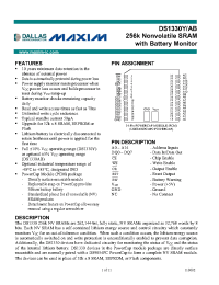 Datasheet DS1330Y-70 manufacturer MAXIM
