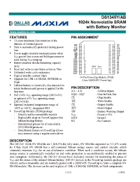 Datasheet DS1345Y-100 manufacturer MAXIM