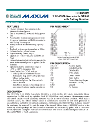Datasheet DS1350W-100 manufacturer MAXIM