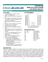 Datasheet DS1350Y-100 manufacturer MAXIM