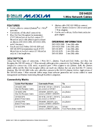 Datasheet DS1402-BP8 manufacturer MAXIM