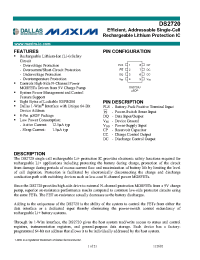 Datasheet DS2720U manufacturer MAXIM