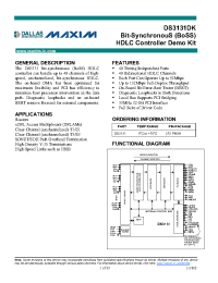 Datasheet DS3131DK1 manufacturer MAXIM