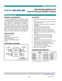 Datasheet DS31412 manufacturer MAXIM