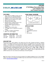 Datasheet DS3160 manufacturer MAXIM