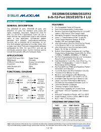 Datasheet DS32506 manufacturer MAXIM